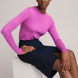 LA REDOUTE COLLECTIONS - Kokerrok - Marineblauw - Polyester