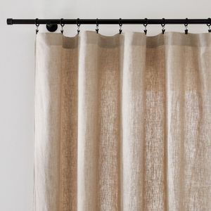 Onega - Gordijnpand - Naturel - 100% Linnen - Gewassen Linnen
