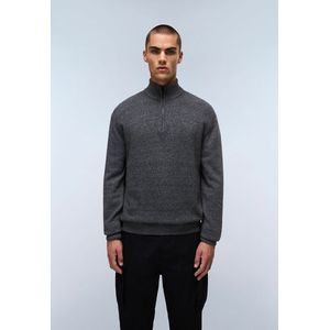 Trui met rits Ordin NAPAPIJRI. Katoen materiaal. Maten XS. Grijs kleur