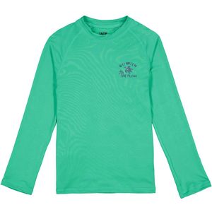 Gestreept T-shirt, UV-bescherming LA REDOUTE COLLECTIONS.  materiaal. Maten 8 jaar - 126 cm. Groen kleur