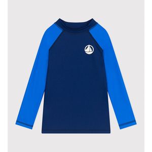 T-shirt met lange mouwen en UV bescherming PETIT BATEAU.  materiaal. Maten 10 jaar - 138 cm. Blauw kleur