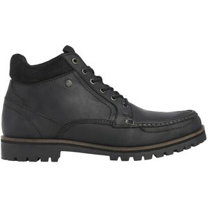 Boots in leer JFWBRockwell JACK & JONES. Leer materiaal. Maten 44. Zwart kleur