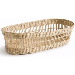 Rieten broodmandje Onisha LA REDOUTE INTERIEURS. Herbarium materiaal. Maten één maat. Beige kleur