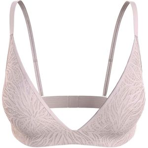 CALVIN KLEIN UNDERWEAR - Triangel-BH - Kant - Poederroze - Polyamide