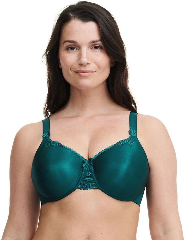 Omsluitend BH Hedona CHANTELLE. Polyamide materiaal. Maten 100B FR - 85B EU. Blauw kleur