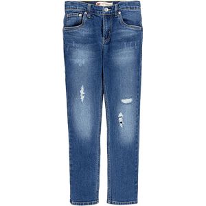 Slim jeans LEVI'S KIDS. Katoen materiaal. Maten 16 jaar - 174 cm. Blauw kleur