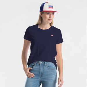 T-shirt Perfect Tee LEVI'S. Katoen materiaal. Maten XXS. Blauw kleur