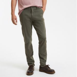 Chino slim broek LA REDOUTE COLLECTIONS. Katoen materiaal. Maten 48 FR - 52 EU. Groen kleur