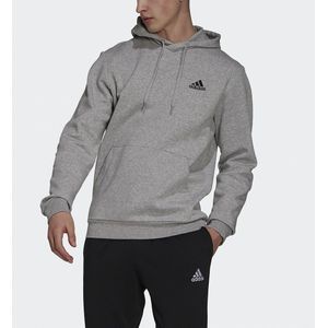 Hoodie met klein logo ADIDAS SPORTSWEAR. Katoen materiaal. Maten XXL. Grijs kleur