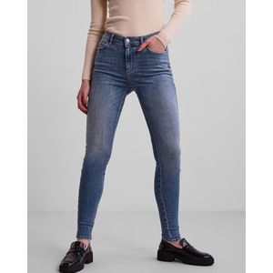 Skinny jeans, standaard taille PIECES. Denim materiaal. Maten S / L32. Blauw kleur