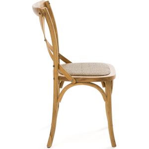 Set van 2 stoelen, Humphrey AM.PM. Eikenhout materiaal. Maten set van 2. Kastanje kleur