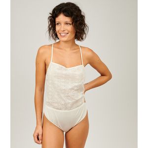 Susan - Bodystocking - Wit - Katoen