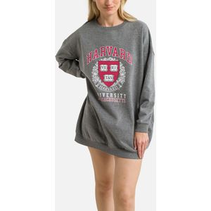 Harvard - Lange Homewear Sweater - Antraciet - Katoen