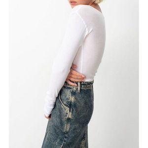 AMERICAN VINTAGE - MASSACHUSETTS - T-shirt - Wit - Katoen