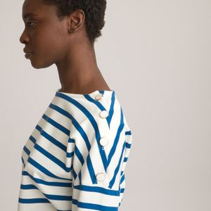 La Redoute Collections - Signature - Marineshirt - Blauw - Katoen - Gestreept