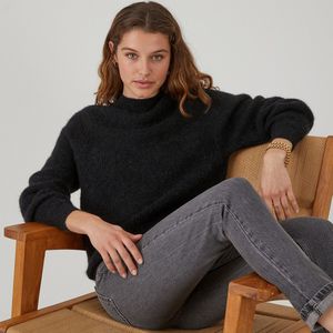 ARISTIDE LA REDOUTE COLLECTIONS - Trui - Zwart - Alpaca