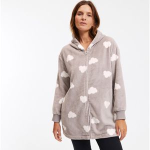 SO'HOME - Homewear Vest - Blauw - Sherpa Fleece - Met Kap