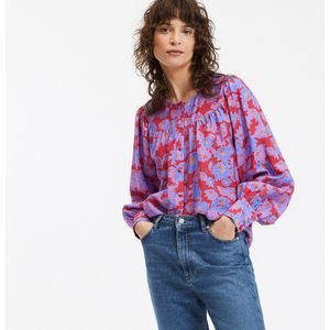 LA REDOUTE COLLECTIONS - Oversized Blouse - Multicolor - Viscose - Bloemenprint