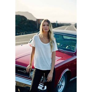 LA PETITE ÉTOILE - TIA - T-shirt - Beige - Viscose