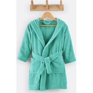 Scenario - Badjas met Kap - Baltisch Blauw - 100% Katoen - Badstof 350 g/m²