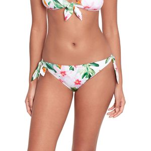 Bikinislip Watercolor Tropical Floral LAUREN RALPH LAUREN.  materiaal. Maten 36 FR - 34 EU. Wit kleur