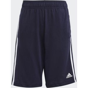 Sportshort in molton ADIDAS SPORTSWEAR. Katoen materiaal. Maten 9/10 jaar - 132/138 cm. Blauw kleur