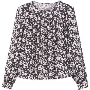 LA REDOUTE COLLECTIONS - Hemd - Zwart - Viscose - Lange Mouwen