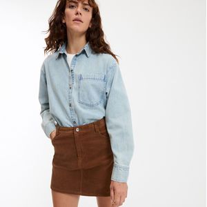 MARLÈNE LA REDOUTE COLLECTIONS - Denim Overhemd - Blauw - Puur Katoen