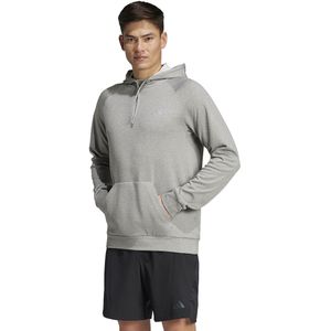 adidas - Performance - Hoodie - Mêleegrijs - 100% Polyester