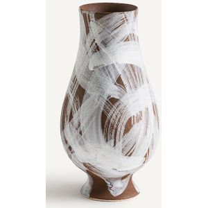 Skall AM.PM. - Vaas - Kastanje - Mat Keramiek - H23,5 cm