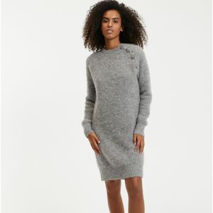 LA REDOUTE COLLECTIONS - Trui-jurk - Mêleegrijs - Mixed Alpaca