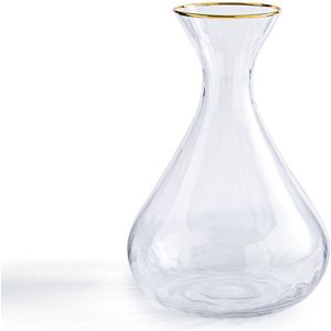 Decanteerkaraf in geribbeld glas, Lurik LA REDOUTE INTERIEURS. Glas materiaal. Maten één maat. Andere kleur
