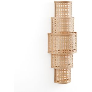 Wandlamp in bamboe H63 cm, Trepino LA REDOUTE INTERIEURS. Bamboe materiaal. Maten één maat. Beige kleur