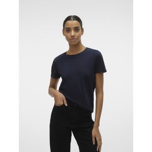 T-shirt met ronde hals en korte mouwen VERO MODA. Katoen materiaal. Maten M. Blauw kleur