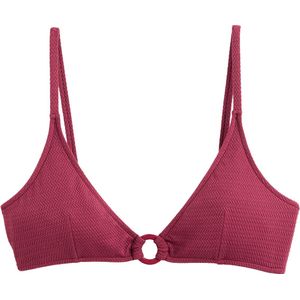 ANJA PARIS X LA REDOUTE - Triangel Bikini-BH - Rood - 90% Polyamide, 10% Elasthan