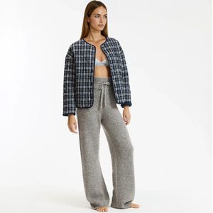 Pyjamabroek, geribd breisel LA REDOUTE COLLECTIONS. Wol materiaal. Maten S. Grijs kleur