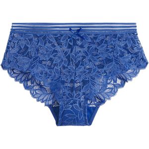 LA REDOUTE COLLECTIONS - Margaux - Slip - Blauw - Kantmateriaal