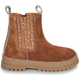 Leren Chelsea bottines Romona GBB. Leer materiaal. Maten 30. Kastanje kleur