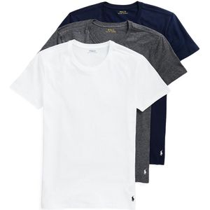 Set van 3 T-shirts met ronde hals POLO RALPH LAUREN. Katoen materiaal. Maten L. Blauw kleur