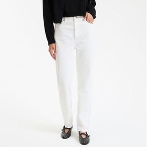 LA REDOUTE COLLECTIONS - Regular Jeans - Wit - 100% Katoen