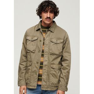 Superdry Jas MILITARY met Logo Groen