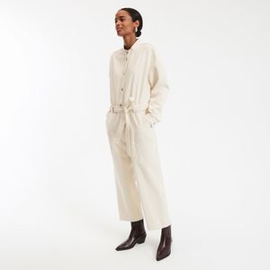 LA REDOUTE COLLECTIONS - Jumpsuit - Ivoor - Denim - Katoen