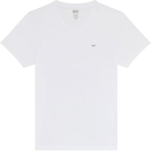 Set van 3 T-shirts met V-hals en korte mouwen DIESEL. Katoen materiaal. Maten XL. Wit kleur