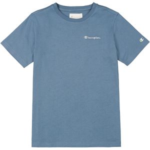 T-shirt met korte mouwen CHAMPION. Katoen materiaal. Maten 13/14 jaar - 153/156 cm. Blauw kleur
