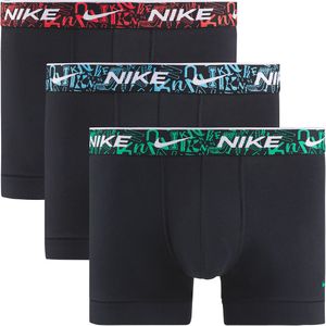 Set van 3 effen boxershorts Signature NIKE. Katoen materiaal. Maten L. Rood kleur