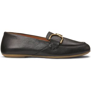 Ademende loafers Palmaria GEOX. Leer materiaal. Maten 38. Zwart kleur