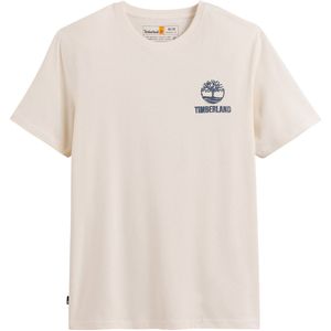 T-shirt met korte mouwen en grafisch logo Tree TIMBERLAND. Katoen materiaal. Maten M. Beige kleur