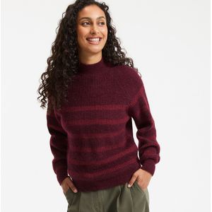 La Redoute Collections - Signature Aristide - Gestreepte Trui - Rood - Mixed Alpaca