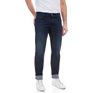 Slim jeans Anbass REPLAY. Katoen materiaal. Maten Maat 32 (US) - Lengte 34. Blauw kleur