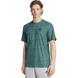 adidas - Train Essentials Stretch - T-shirt - Donkergroen - Polyester